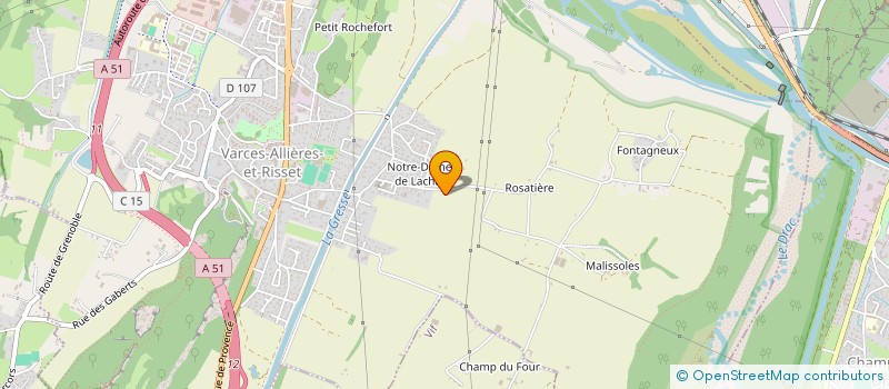 localisation de l'entreprise 818 081 895   VARCES-ALLIERES-ET-RISSET