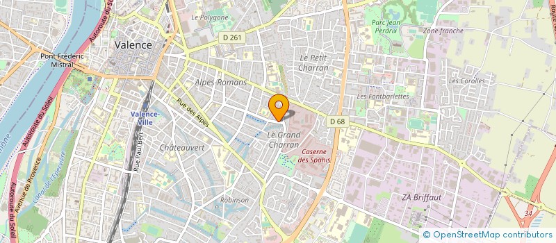 localisation de l'entreprise 818 102 345 à BOURG-LES-VALENCE