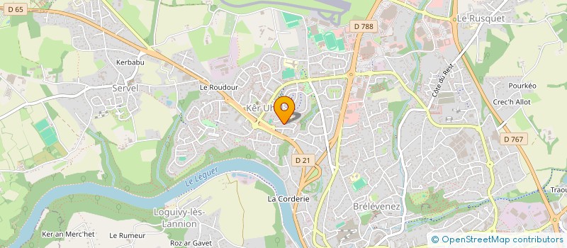 localisation de l'entreprise 818 106 072   LANNION