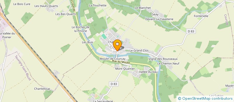 localisation de l'entreprise 818 141 178   COURCAY