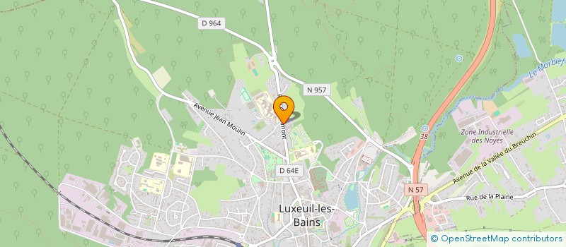 localisation de l'entreprise 818 169 815   LUXEUIL-LES-BAINS