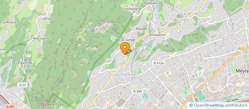 localisation de l'entreprise 818 175 549  à MEYLAN