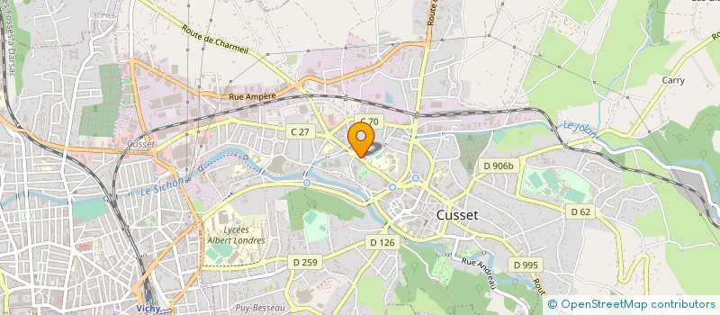 localisation de l'entreprise 818 188 039  à CUSSET