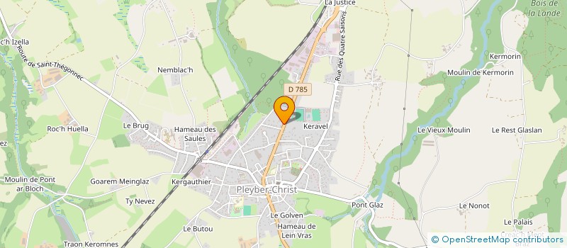 localisation de l'entreprise 818 193 542   PLEYBER-CHRIST