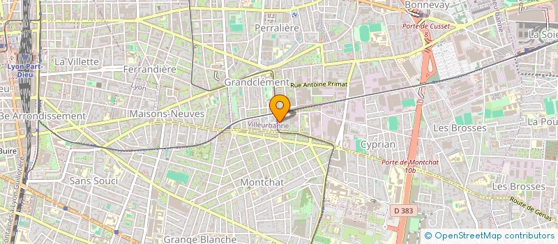 localisation de l'entreprise 818 200 735   VILLEURBANNE