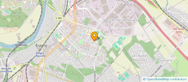 localisation de l'entreprise 818 201 642   CERGY