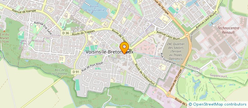 localisation de l'entreprise 818 204 547   VOISINS-LE-BRETONNEUX
