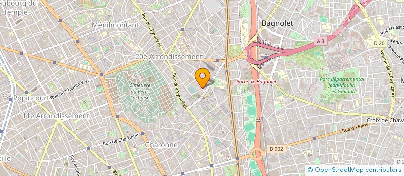 localisation de l'entreprise 818 219 107   PARIS