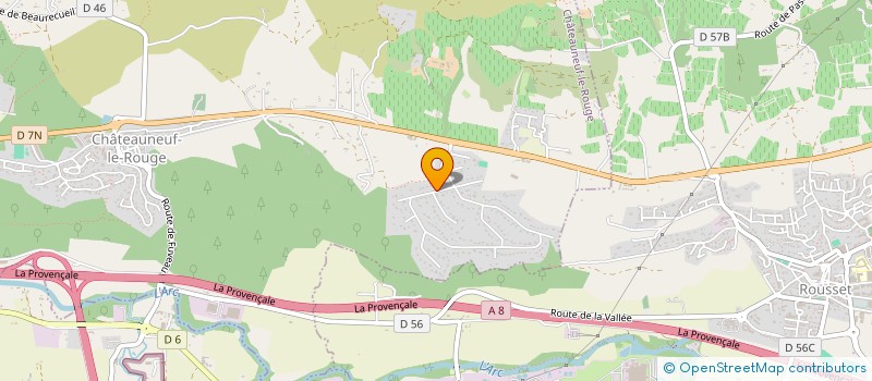 localisation de l'entreprise 818 247 520   ROUSSET