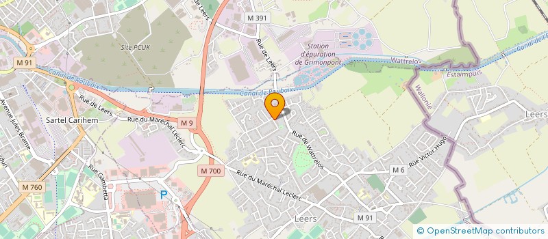 localisation de l'entreprise 818 261 257   LEERS