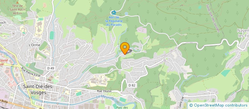 localisation de l'entreprise 818 262 602   SAINT-DIE-DES-VOSGES