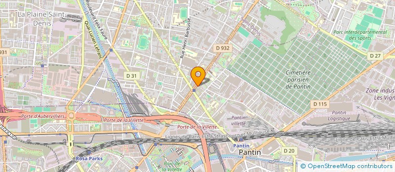 localisation de l'entreprise 818 265 142   PANTIN