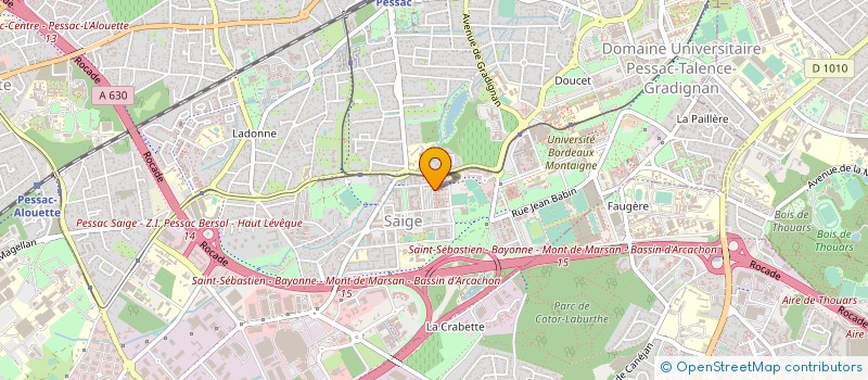 localisation de l'entreprise 818 270 654 à PESSAC