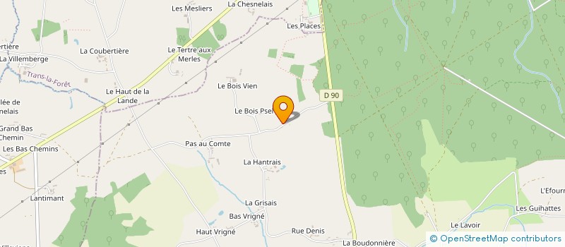 localisation de l'entreprise 818 290 421   BAZOUGES-LA-PEROUSE