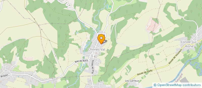 localisation de l'entreprise 818 293 417   CHIVRES-VAL