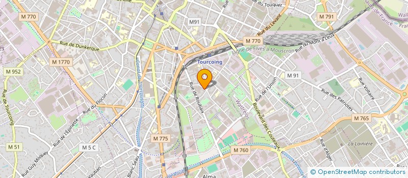 localisation de l'entreprise 818 304 172   TOURCOING