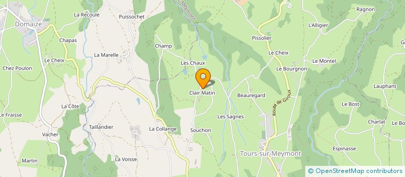 localisation de l'entreprise 818 310 070   TOURS-SUR-MEYMONT