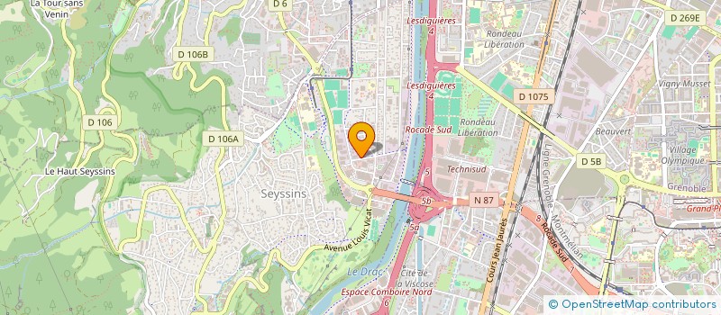 localisation de l'entreprise 818 310 732   SEYSSINET-PARISET