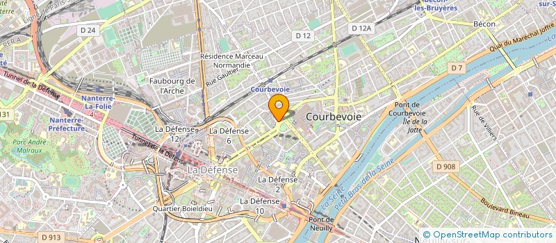 localisation de l'entreprise 818 346 553 à COURBEVOIE