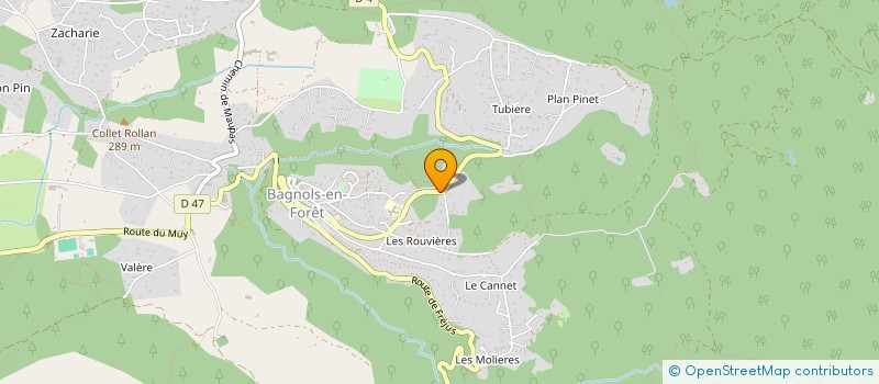 localisation de l'entreprise 818 354 698   BAGNOLS-EN-FORET