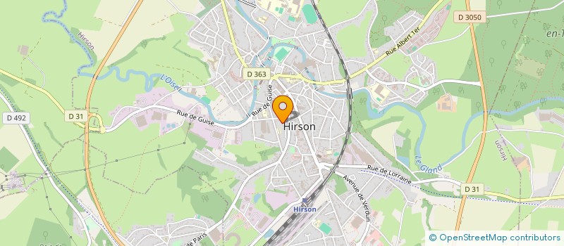 localisation de l'entreprise 818 446 809   HIRSON