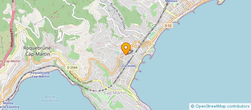 localisation de l'entreprise 818 469 371 à ROQUEBRUNE-CAP-MARTIN