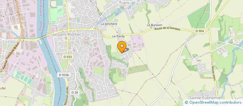 localisation de l'entreprise 818 484 784 à FRANS
