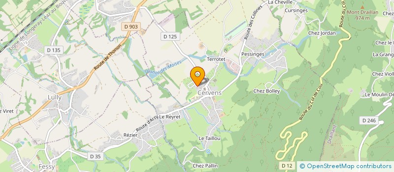 localisation de l'entreprise 818 485 872   CERVENS