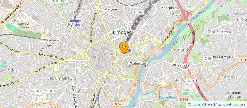 localisation de l'entreprise 818 517 708 à LIMOGES