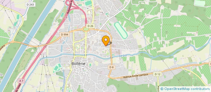 localisation de l'entreprise 818 540 395  à BOLLENE