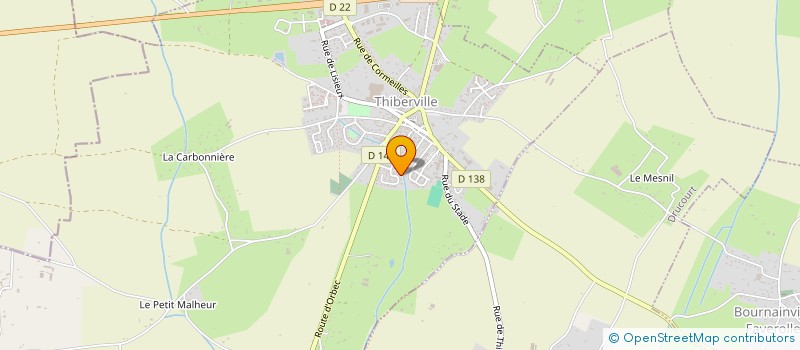 localisation de l'entreprise 818 596 132   THIBERVILLE