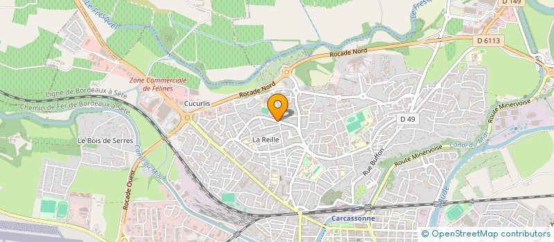 localisation de l'entreprise 818 597 841   CARCASSONNE