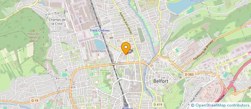 localisation de l'entreprise 818 599 623 à BELFORT