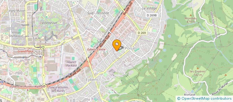 localisation de l'entreprise 818 602 591   POISAT