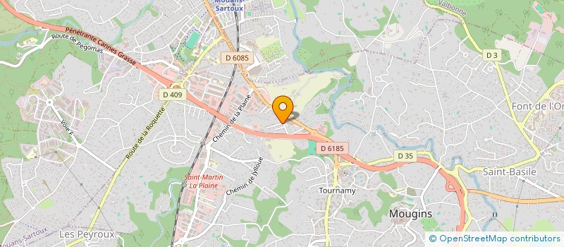 localisation de l'entreprise 818 632 614 à MOUGINS