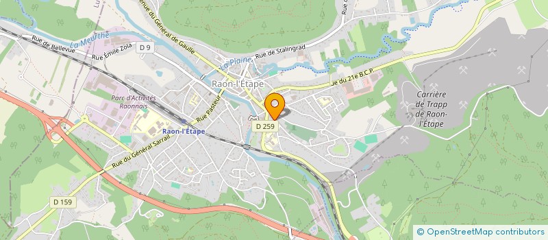localisation de l'entreprise 818 636 490 à RAON-L'ETAPE