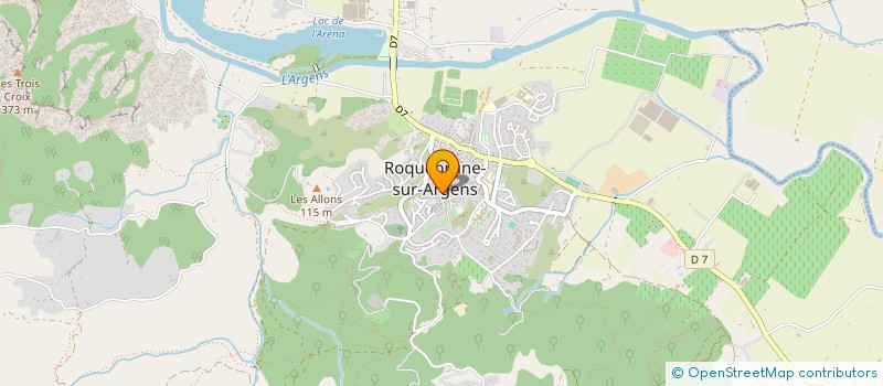 localisation de l'entreprise 818 636 680 à ROQUEBRUNE-SUR-ARGENS