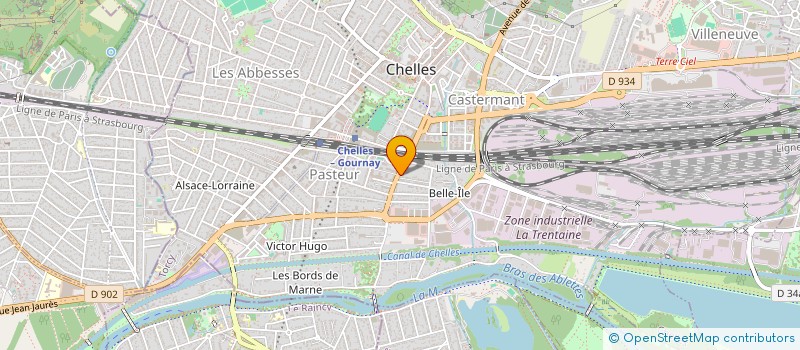 localisation de l'entreprise 818 659 435 à CHELLES