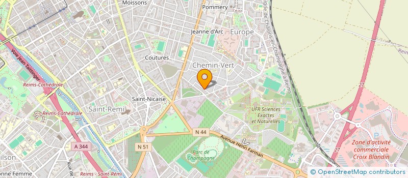 localisation de l'entreprise 818 664 963   REIMS