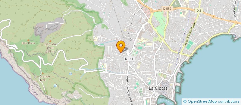 localisation de l'entreprise 818 668 014   LA CIOTAT