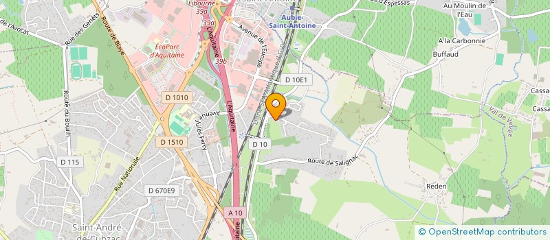 localisation de l'entreprise 818 692 071 à SAINT-ANDRE-DE-CUBZAC