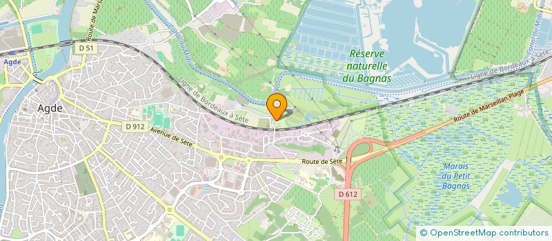 localisation de l'entreprise 818 718 496 à AGDE