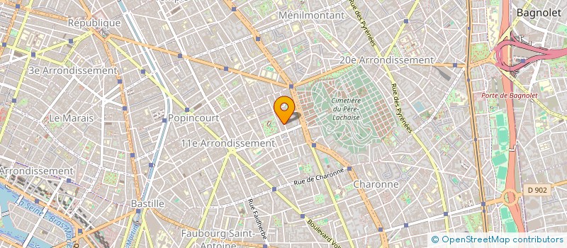 localisation de l'entreprise 818 739 906   PARIS