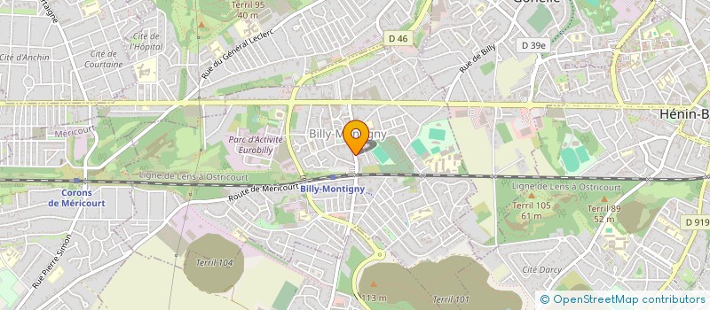 localisation de l'entreprise 818 774 721  à BILLY-MONTIGNY