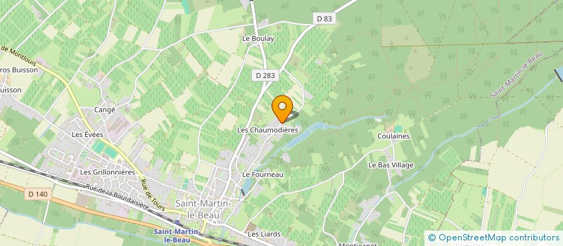 localisation de l'entreprise 818 786 964   SAINT-MARTIN-LE-BEAU