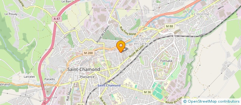 localisation de l'entreprise 818 794 554   SAINT-CHAMOND