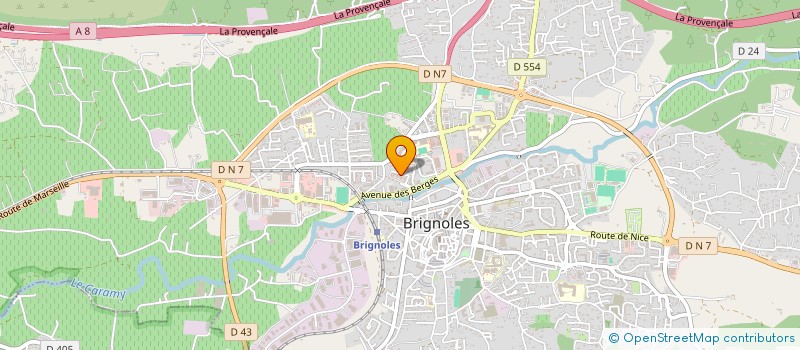 localisation de l'entreprise 818 809 410 à BRIGNOLES