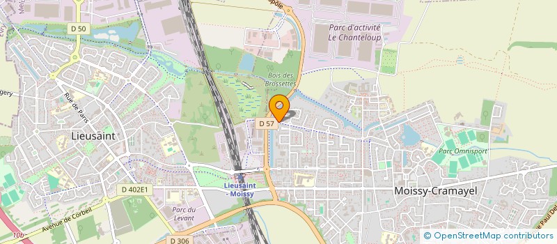 localisation de l'entreprise 818 815 128 à MOISSY-CRAMAYEL