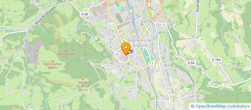 localisation de l'entreprise 818 828 089   BAGNERES-DE-BIGORRE