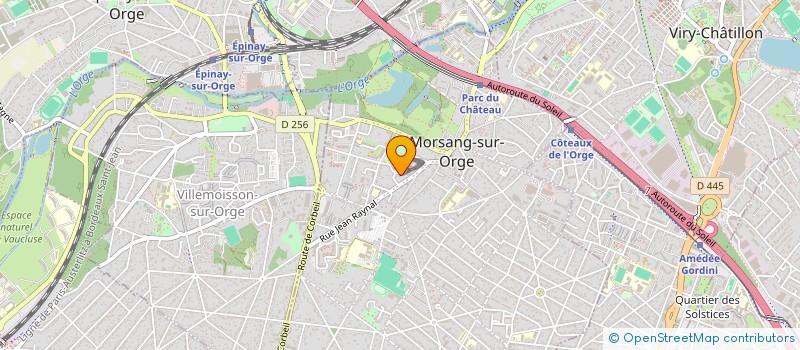 localisation de l'entreprise 818 848 590   MORSANG-SUR-ORGE